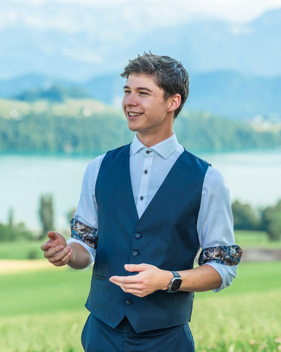 Tobias Leitner am Vierwaldstättersee